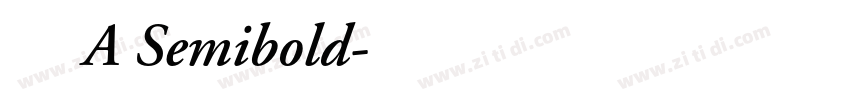 华康金刚黑A Semibold字体转换